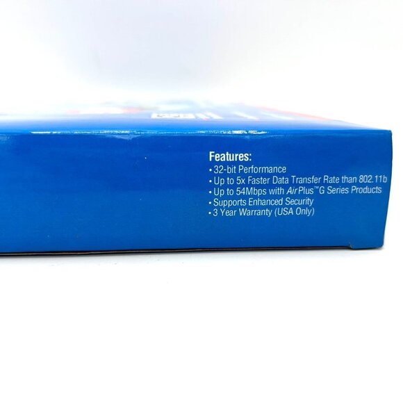 D-LINK AIRPLUS G WIRELESS PCI ADAPTER 54MBPS 802.11G/2.4GHZ DWL-G510 - Picture 5 of 6